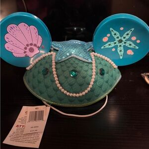Disney Blue and Green Mermaid Hat